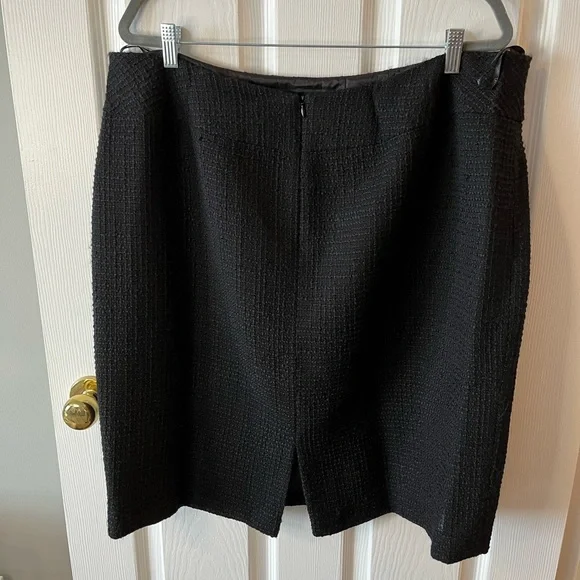 Lafayette 148 Wool Tweed Pencil Skirt sz 18 - Picture 7 of 9